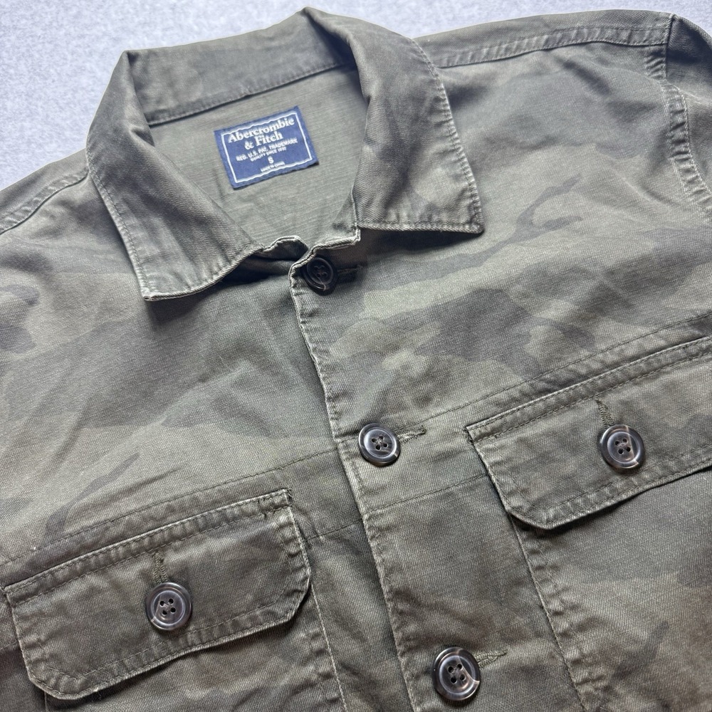 Abercrombie & Fitch‎ Men's Camo Shirt Jacket Size Small